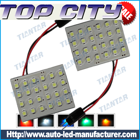 Topcity 24-SMD 3528 4*6 CM LED PCB Panel Lights, Dome Lights, Interior Panel Lights,Accent Lights - Car LED Interior Panel Lights